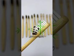 แปรงสีฟันไม้ไผ่แบบใช้แล้วทิ้ง: เป็นมิตรกับสิ่งแวดล้อมและพร้อมเดินทาง!